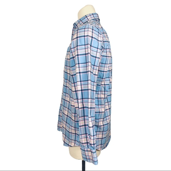 Chaps Blue & Pink Button Down Men’s Shirt Large - Picture 4 of 6